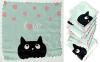 New 6-Pack Ultra Absorbent Cat Love Fast-Drying Reusable Dish Cloths, 11" &times; 11"