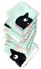 New 6-Pack Ultra Absorbent Cat Love Fast-Drying Reusable Dish Cloths, 11" &times; 11" - 3