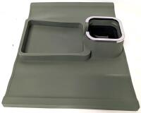 New Lingsfire Non-Slip Temperature Resistant Silicone Armrest Cup Holder For Sofas, Armchairs & Recliners With Minimum 6" Arm Rests, 12.4" Long