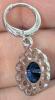 Gorgeous New Sterling Silver Stamped S925 Pendant on 18" Long Chain & Matching Pierced Earrings 1.1" Long - 5