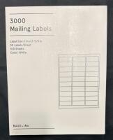 3000 New Sealed Pack of Mailing Labels - See Photos for Specs