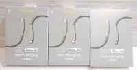 3 New Heyday Lightning to USB-C Fast Charging Cables