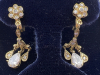 10K CZ Drop Earrings in original Box Barry’s