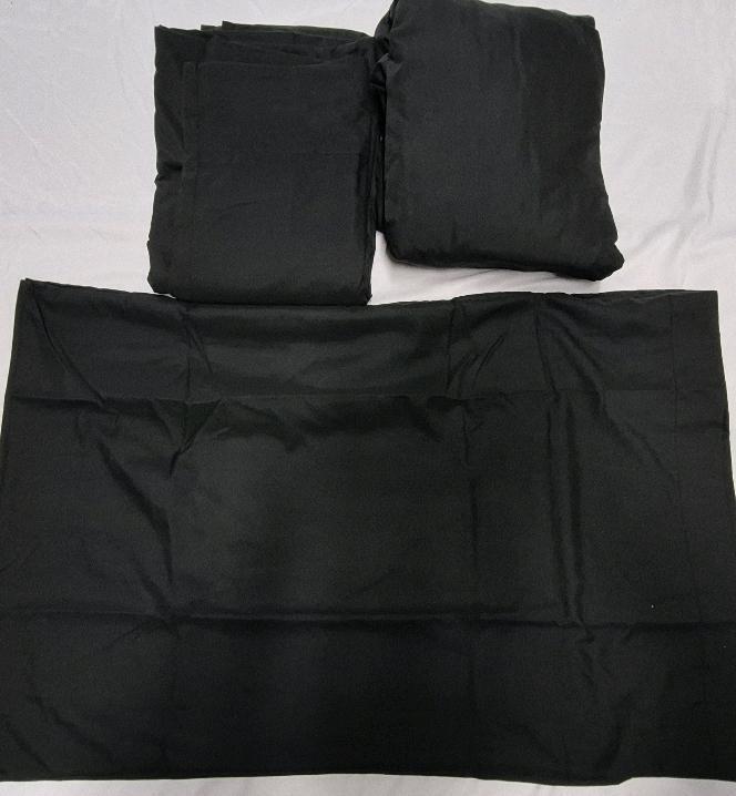 New Full/Double Size Bed Sheet Set Black