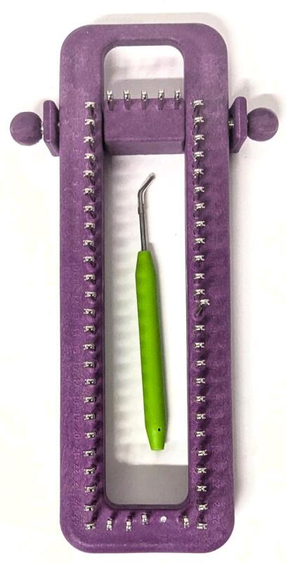 SKC Adjustable Sock Loom [Missing One Peg], Makes Sizes From Infant To Adult