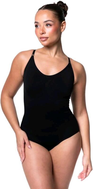 New Size MED* Women's HEYSHAPE Snatched Shapewear Bodysuit, Black, Retails Over $50! (See Photos For Size Guide)