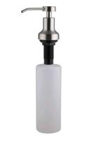 New - PlumbShop Brushed Nickel Easy-Fill Soap Dispenser for Equipped Kitchen / Bathroom