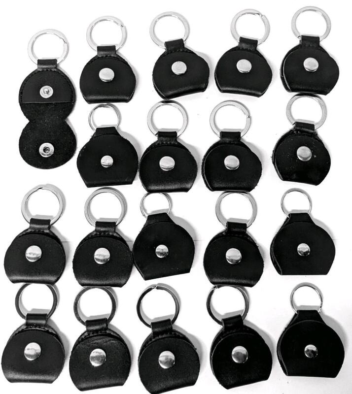 19 New Keychain Guitar "Pick Pockets", Keychains 1.25" Diameter