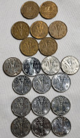 1942 - 1945 Canadian Tombac & Victory Nickel Lot - 20 Coins