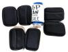 4 New Zippered Storage / Accessories Cases : 3&times; Hard Case 4.4" &times; 3", 1&times; Double-Sided Textile With Strap 7.75" &times; 4.25" - 2