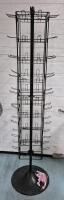 63" Tall Metal Store Display Rack Swivels Great Vendor Lot