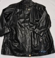 Women's sz 26/28 Leather Coat