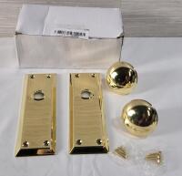 New Gold Finish Dummy 2-Way Door Knob