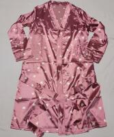 New Women's Sz. Medium Pink Silk Rode w/Tie