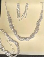 New Jewelry Set - Earrings, Necklace & Bracelet