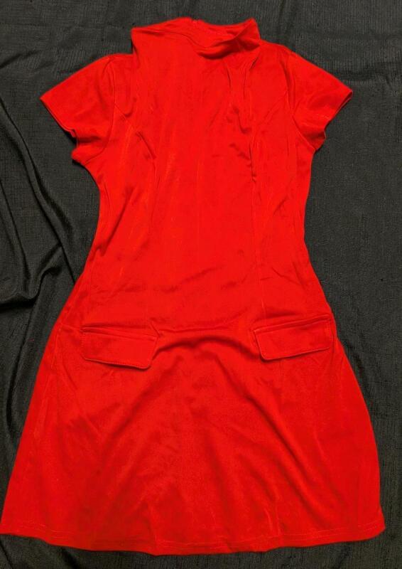 New Size Petite Large Women's Dress with False Pockets.