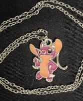 New Angel Pendant with Chain 23" Long - Lilo & Stitch