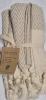 2 New Sea Me At Home 100% cotton Tasseled Kitchen Dish Towels 30" Long - 2