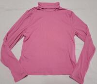 New Women's Sz. XL Pink Turtle Neck Long-Sleeve Top