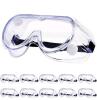 New 10-Pack SAFETY GOGGLES Non-Medical Anti-Fog Eye Protection From Impact, Chemicals & Dust, Model: SE-10, O/S, 7.3" &times; 2.5" &times; 3.4"