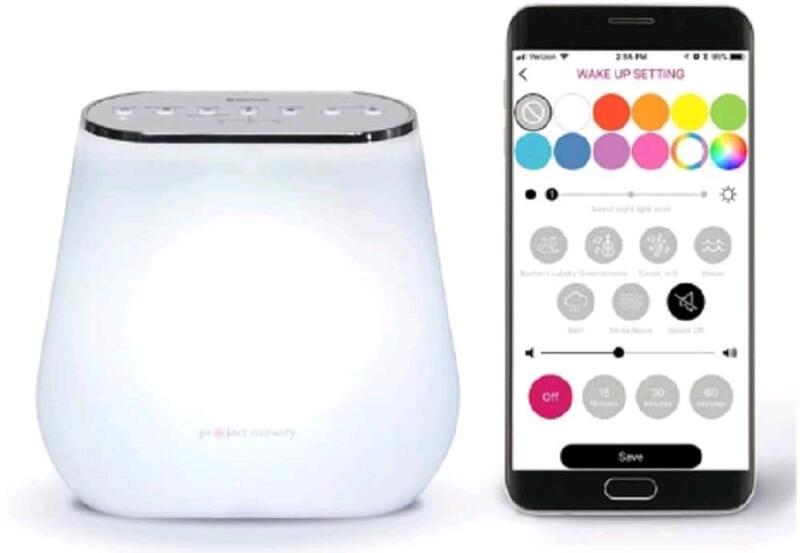 As-New Project Nursery SMART SOUND BOOSTER Wireless Bluetooth Speaker With Night Light, Lullabies & Sounds, 6" Tall, Retails Over $60
