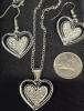 New Jewelry Bling Bling - Earrings, Heart Necklace & Earring Set - 2