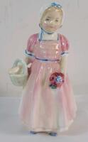 Vintage Royal Doulton " Tinkle Bell " Figurine , H.N. 1677 . Measures 4 &frac34;" tall . No chips or cracks.