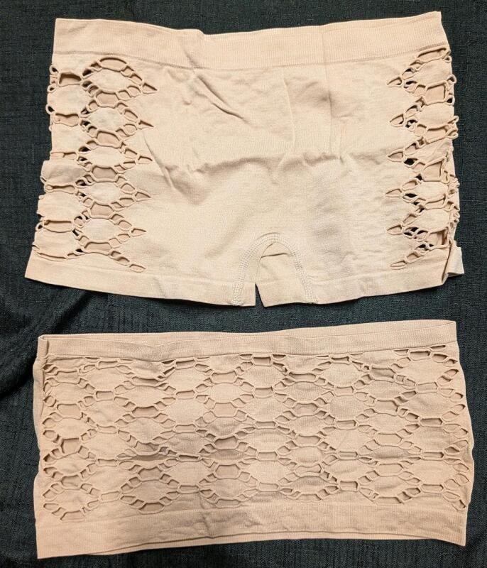 New Size Medium Women's Babdeau Tube Top & Matching Cheeky Underwear