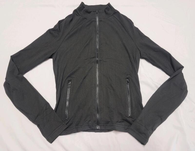 New Women's Sz. Medium Black Workout Zip-Up Jacket