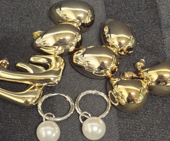 5 New Pierced Earrings