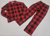 New Women's Sz. Small Pajama Village Plaid Pajama Set