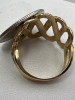 10K BRD Wide Woven Gold Ring - 5