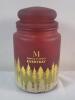 New - Martha Stewart Everyday " Bourbon Apple Toddy " Scented Candle , 18oz. (510g) . Measures 6.5" tall . - 3