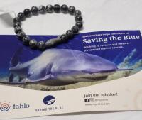 New Fahlo Semi Precious Stone Shark Tracking Bracelet - Elastic Band