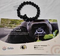 New Fahlo Natural Stone Gorilla Tracking Bracelet - Elastic Band