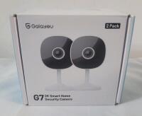 New - Galayou G7 2-Pack 2K Smart Home Security Camera . iOS & Android Compatible .