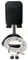 New Lisen Telescoping Desktop Phone Stand (Up To 8" Tall), 2 Meter Long USB-C to USB-A Charging Cable & 2&times; USB-C to USB-A Converter Attachments