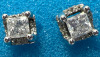 Hot Diamonds 10K White Gold Stud Earrings