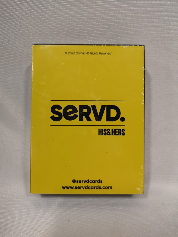New SERVD Adult Card Game - 18+ needs 2 Players