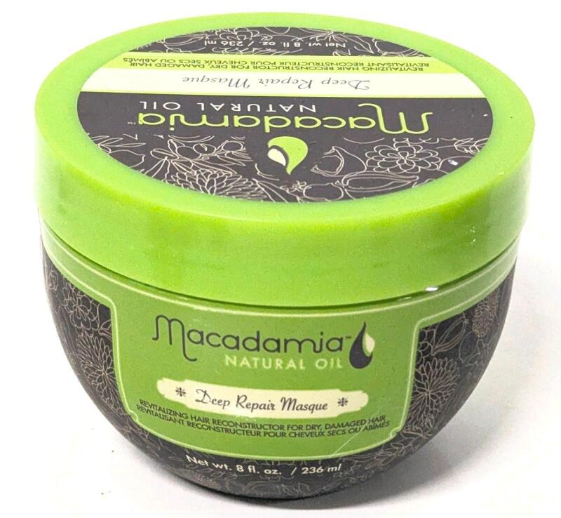 New Macadamia Natural Oil 7-MINUTE DEEP REPAIR HAIR MASQUE For Dry Damaged Hair, 236ml