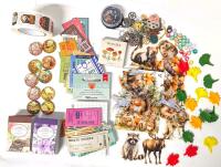 New Paper Craft, Stickers, Cabochons, Adhesive Foam Tabs & More : Forest Animals, Travel & Tickets, Steampunk +