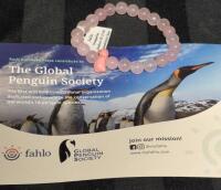 New Fahlo Semi Precious Stone Penguin Tracking Bracelet - Elastic Band