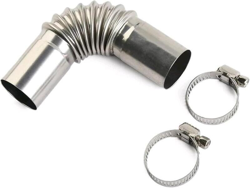 New Exhaust Pipe Tube Elbow Connector Compatible with Eberspacher Compatible with Webasto Diesel Heater 24mm Exhaust Pipe Tube Elbow Connector, Retails Over $50