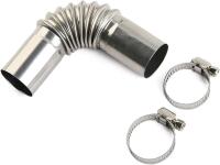 New Exhaust Pipe Tube Elbow Connector Compatible with Eberspacher Compatible with Webasto Diesel Heater 24mm Exhaust Pipe Tube Elbow Connector, Retails Over $50