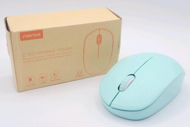 New - Seenda 2.4G Wireless Mouse w/USB Dongle . Requires 1 AA Battery (not included)
