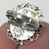 Vintage Size 5.5 Stamped Plata 925 Hecho Mexico Ring With Bezel-Set Cabochon - 4