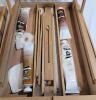 Portable French Sketch Box Artsit Easel w/Paint Brushes & Oil Paints . - 5