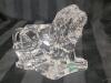 Kristalcolor Crystal Lion Figurine . Measures 4 &frac34;"&times;3 &frac34; . Made in Italy - 3