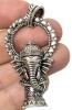 Forged Iron Viking Axe Pendant, Viking Turtle Brooch, Mini Metal Viking Axe on Cord, Ganesha Pendant & Chunky Heavy Tree of Life Coin, Up To 2.4" Long - 5