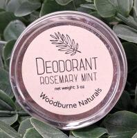 New Woodburne Naturals ROSEMARY MINT Natural Deodorant 3oz / 85g